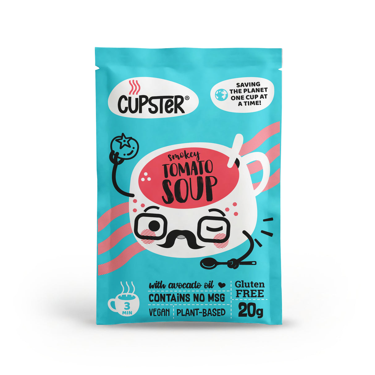 Cupster instant smokey tomato soup 10 pack (10x20g)