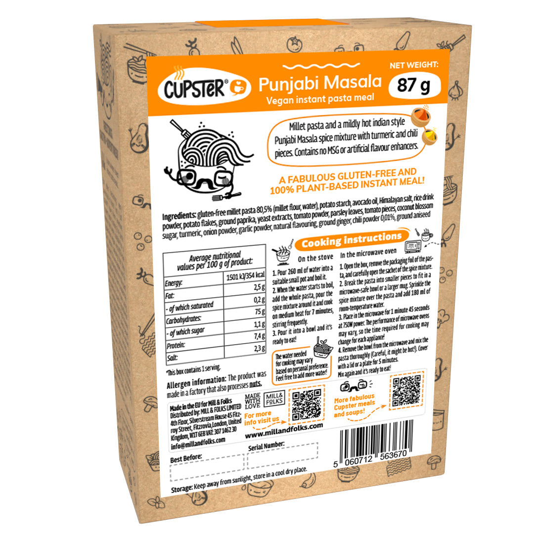 Cupster Instant Punjabi Masala Pasta 87g