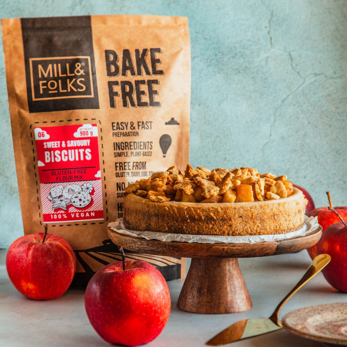 Bake-Free Sweet and savoury biscuit flour mixture 900g