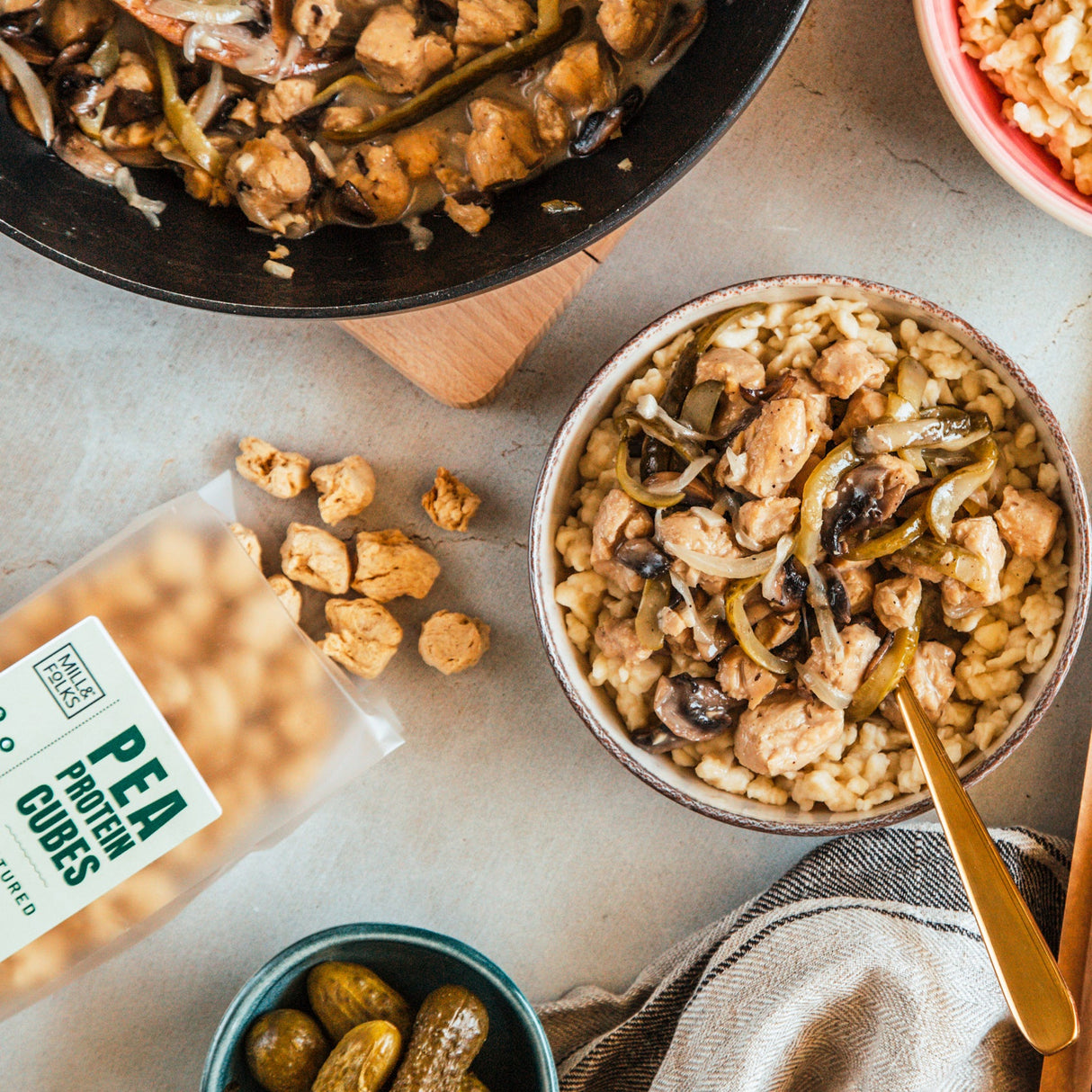 Pea Protein cubes 100g