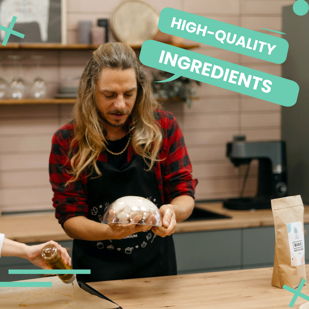 Bake-Free Homemade bread flour mixture