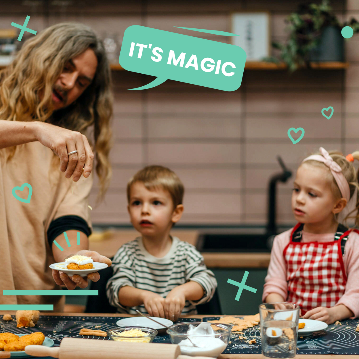 Bake-Free Sweet and savoury biscuit flour mixture