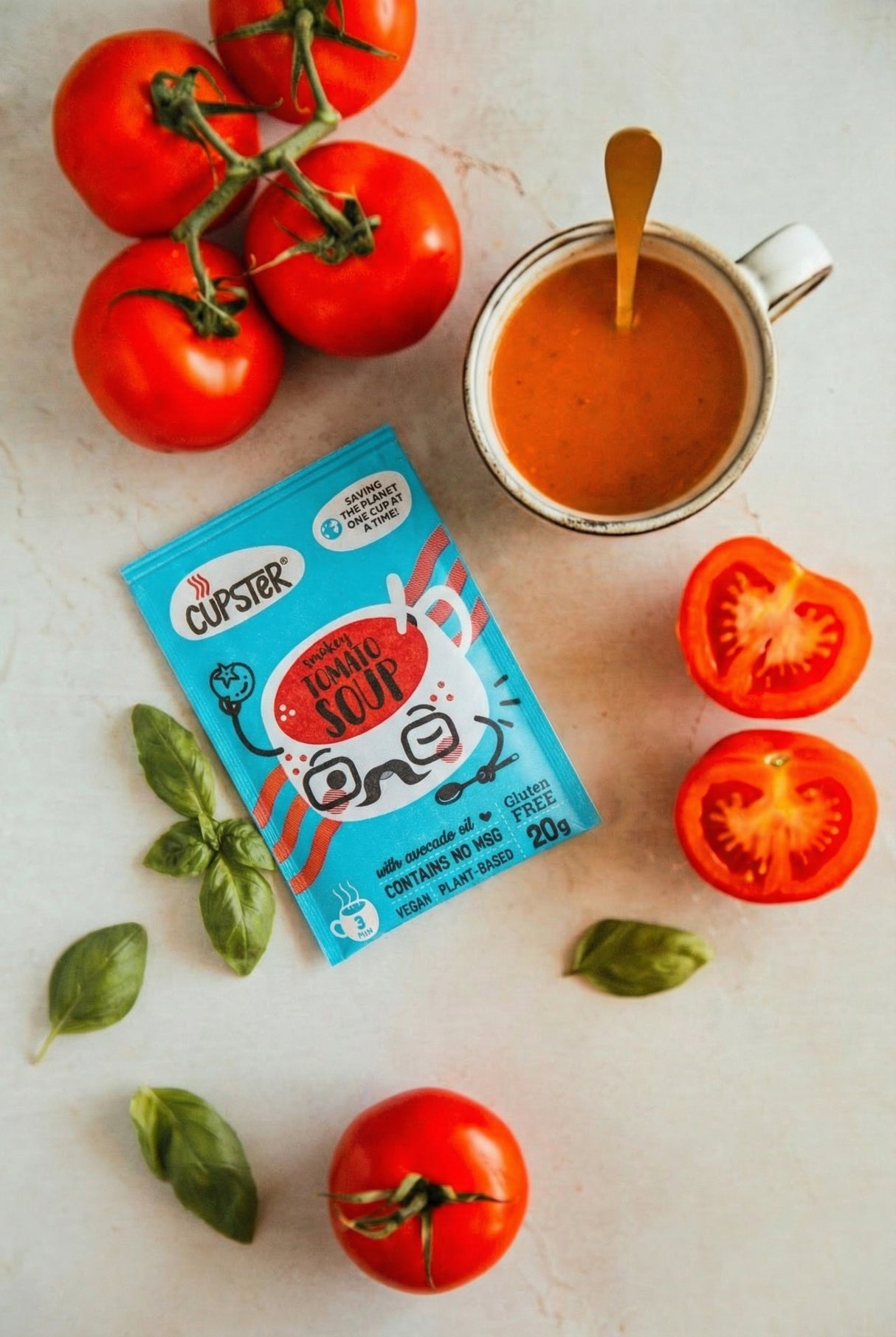Cupster instant smokey tomato soup 10 pack (10x20g)