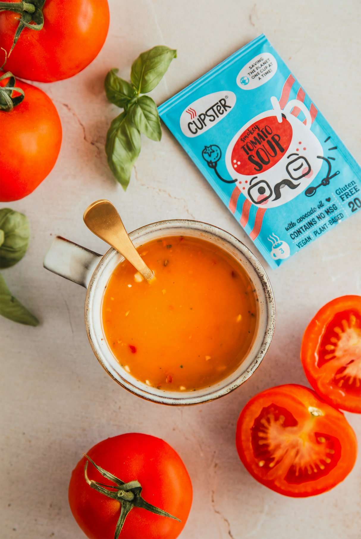 Cupster instant smokey tomato soup 10 pack (10x20g)