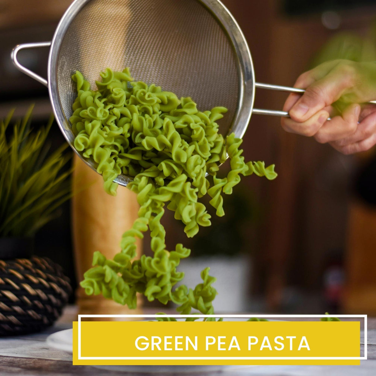 Easy Pasta Green pea pasta fusilli