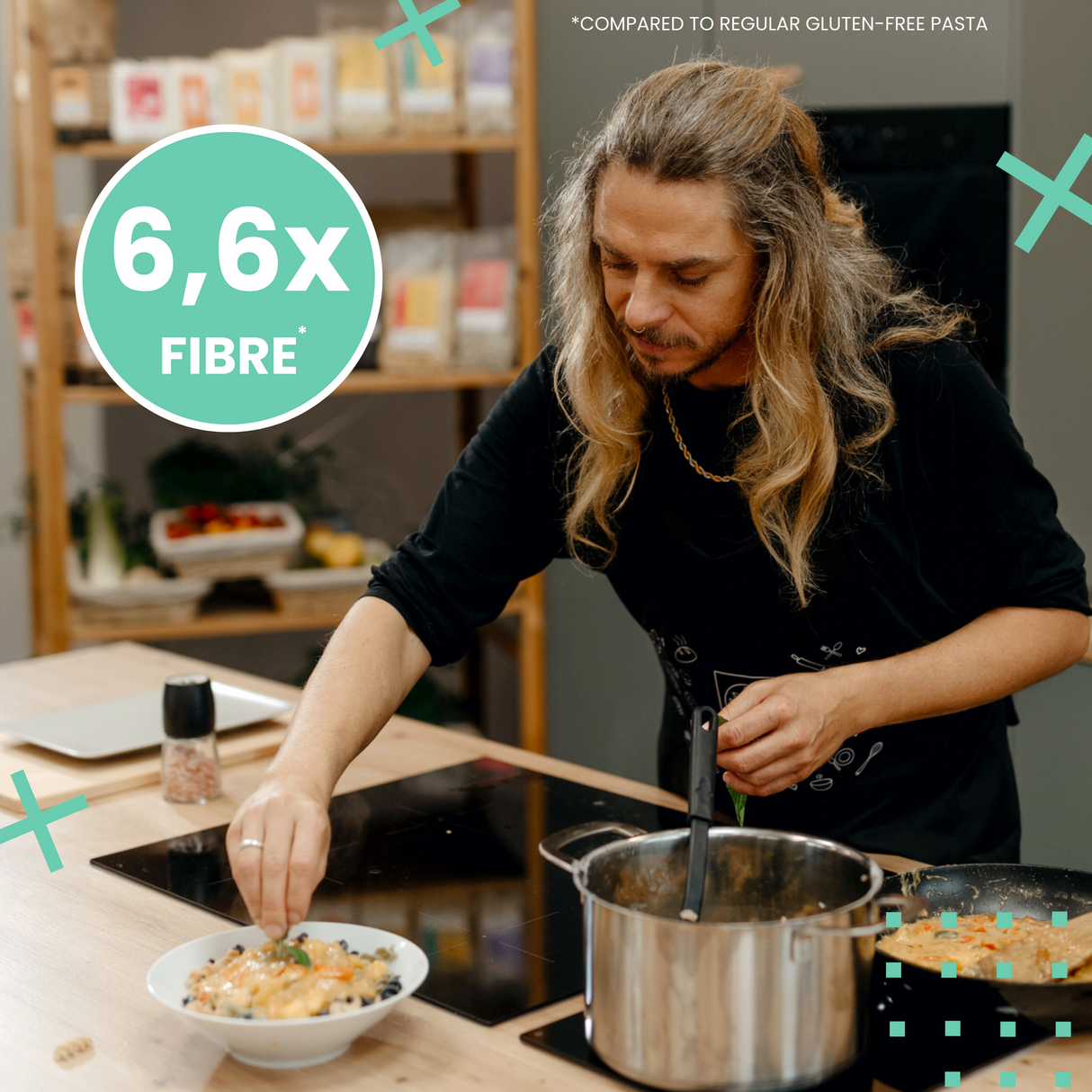 Easy Pasta Green pea pasta fusilli