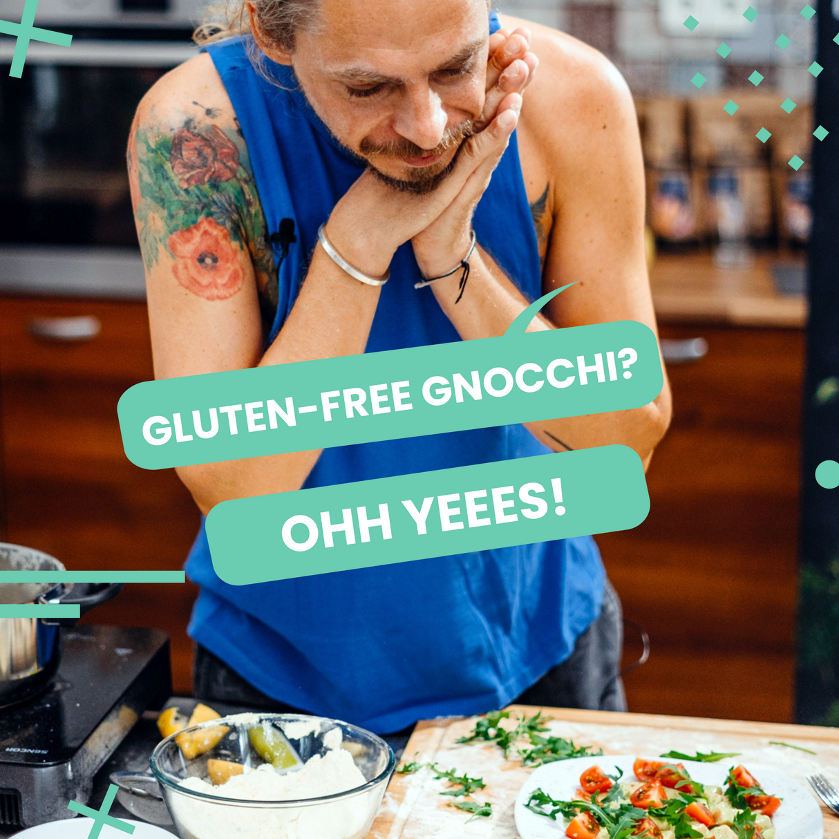 Bake-Free Noodles flour mixture