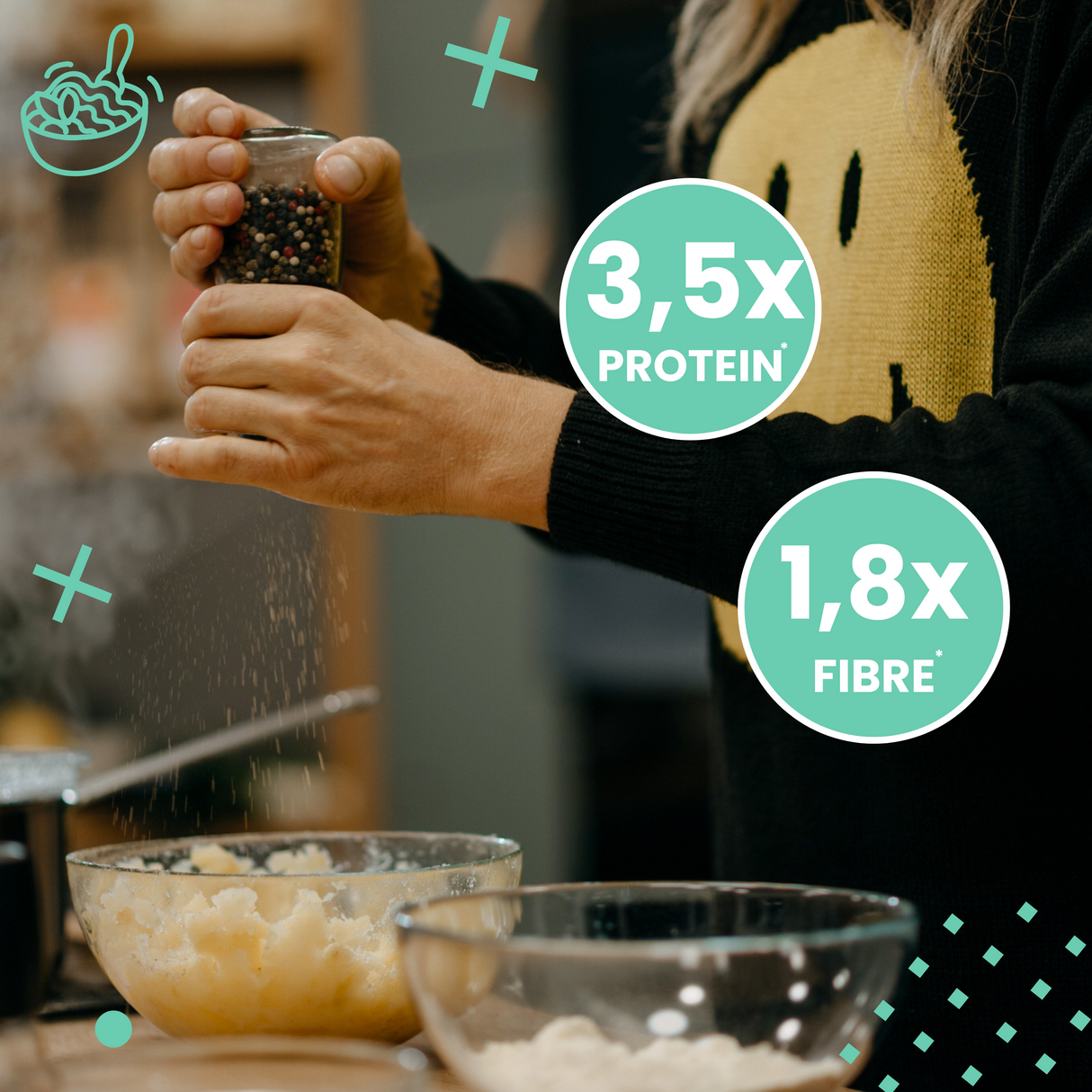 Bake-Free Noodles flour mixture