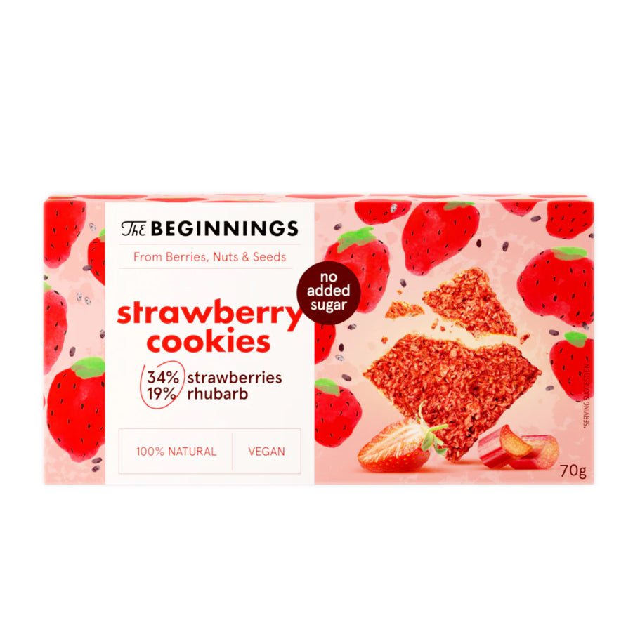 The Beginnings RAW Strawberry Cookies 70g