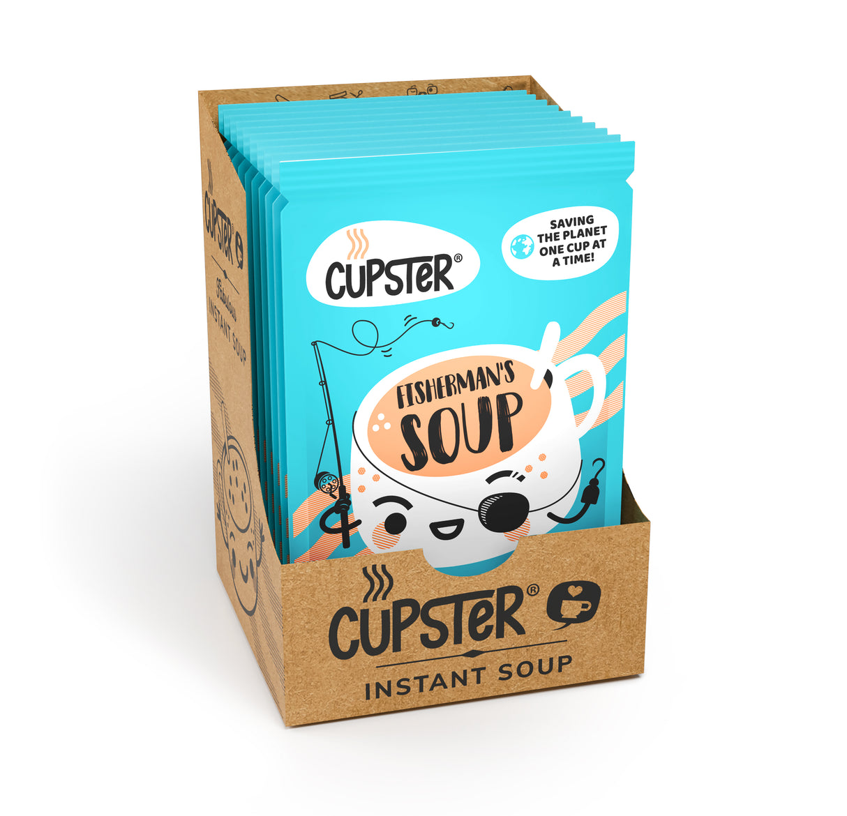 Cupster instant fisherman's soup 10 pack (10x15g)