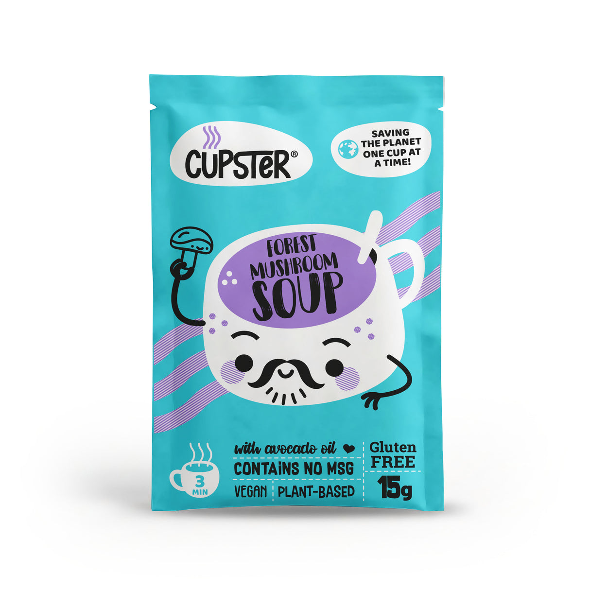 Cupster instant forest mushroom soup 10 pack (10x15g)