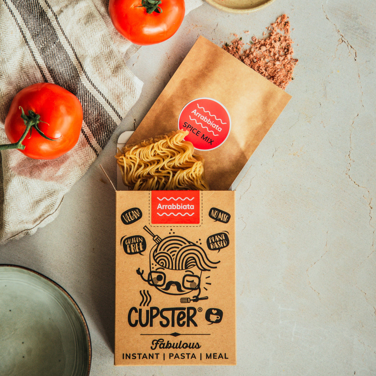Cupster Instant Arrabbiata Pasta 97g