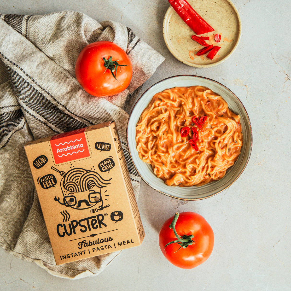 Cupster Instant Arrabbiata Pasta 97g