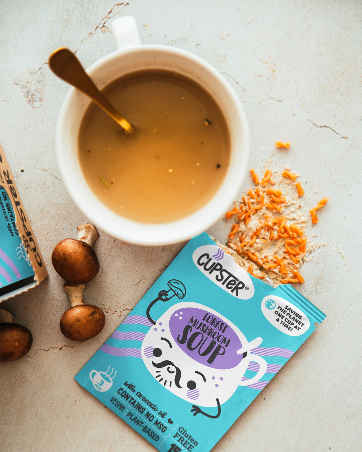 Cupster instant forest mushroom soup 10 pack (10x15g)