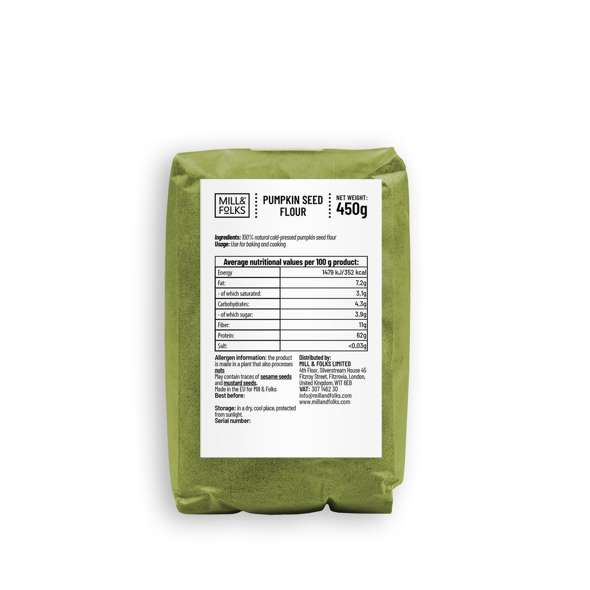 Pumpkin seed flour 450g
