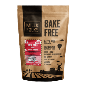 Bake-Free Low Carb High-Protein Soft Sport Bread Flour Mixture