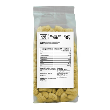 Pea Protein cubes