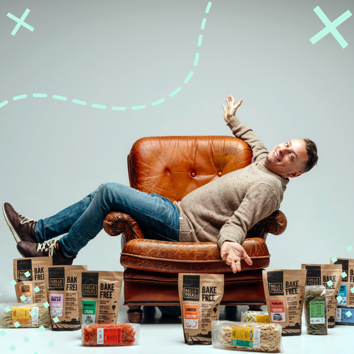 Bake-Free Low Carb Bread flour mixture