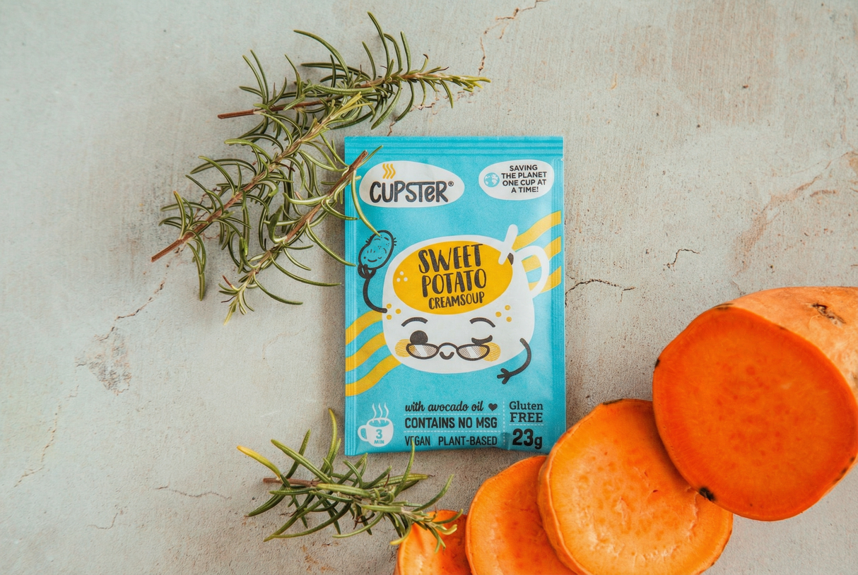 Cupster instant sweet potato creamsoup 10 pack (10x23g)