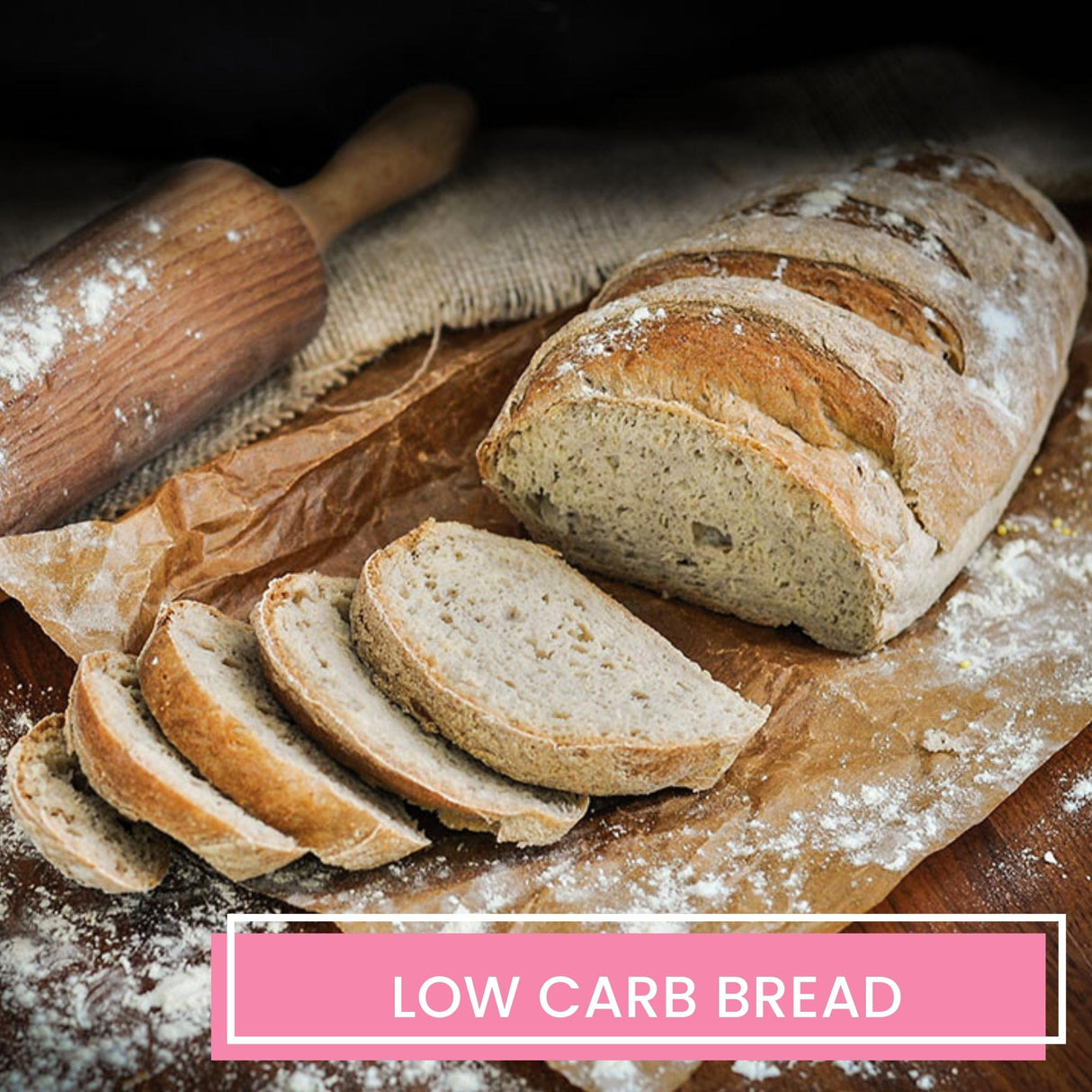 Bake-Free Low Carb Golden Bread flour mixture