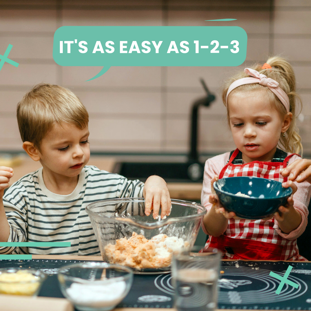 Bake-Free Scone - doughnut flour mixture